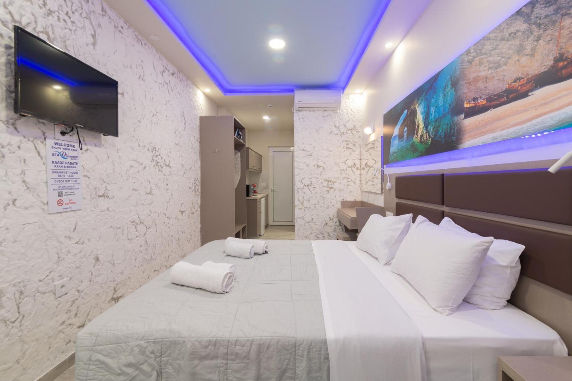 Sea Diamond Suites Laganas Ngoại thất bức ảnh